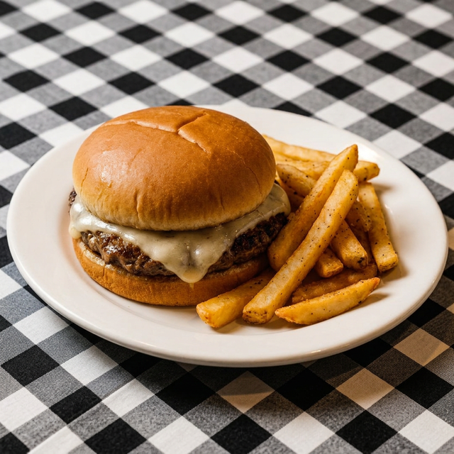 Kids Enzo’s Cheeseburger.
